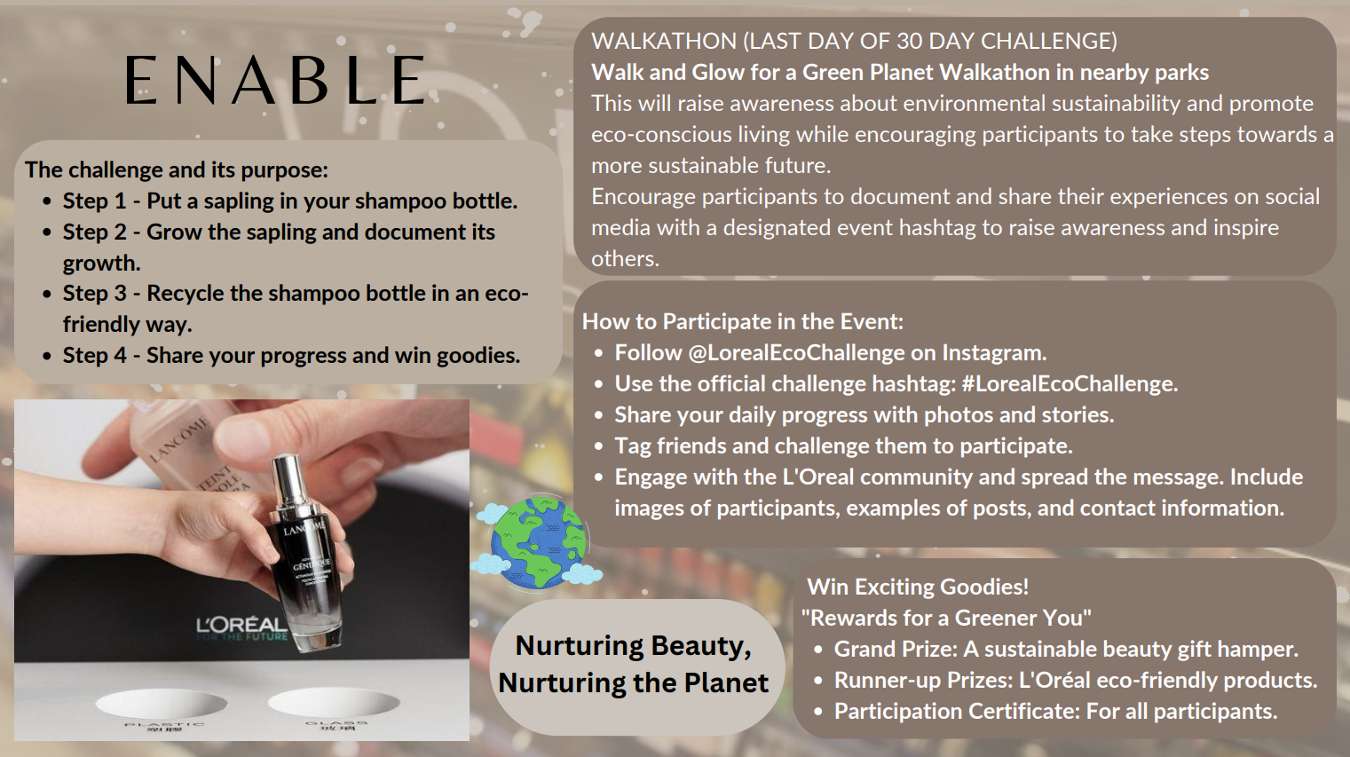 L'Oréal Sustainability Challenge slide 2